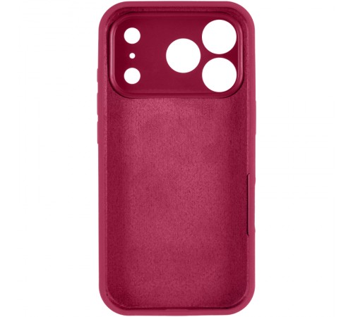Чохол Silk Full Camera Protective (AA) NO LOGO для Apple iPhone 17 Pro Max (6.9") Червоний / Rose Red