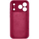 Чохол Silk Full Camera Protective (AA) NO LOGO для Apple iPhone 17 Pro Max (6.9") Червоний / Rose Red