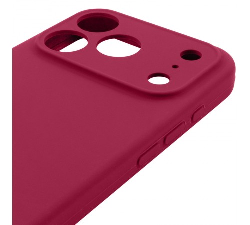 Чохол Silk Full Camera Protective (AA) NO LOGO для Apple iPhone 17 Pro Max (6.9") Червоний / Rose Red