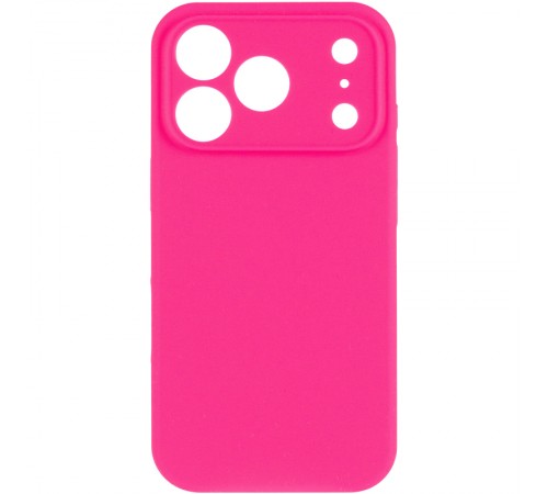 Чохол Silk Full Camera Protective (AA) NO LOGO для Apple iPhone 17 Pro Max (6.9") Рожевий / Barbie pink