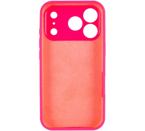 Чохол Silk Full Camera Protective (AA) NO LOGO для Apple iPhone 17 Pro Max (6.9") Рожевий / Barbie pink