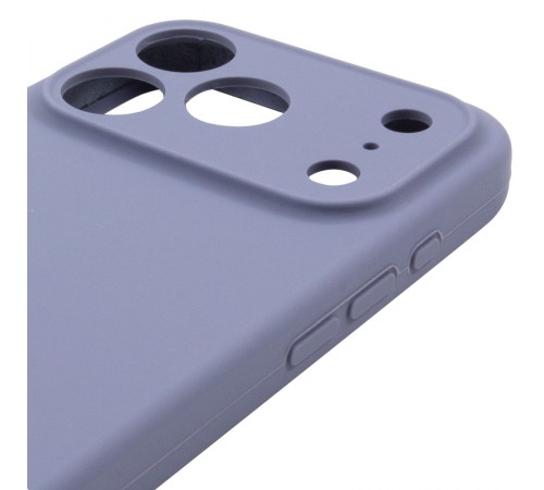 Чохол Silk Full Camera Protective (AA) NO LOGO для Apple iPhone 17 Pro Max (6.9") Сірий / Lavender Gray