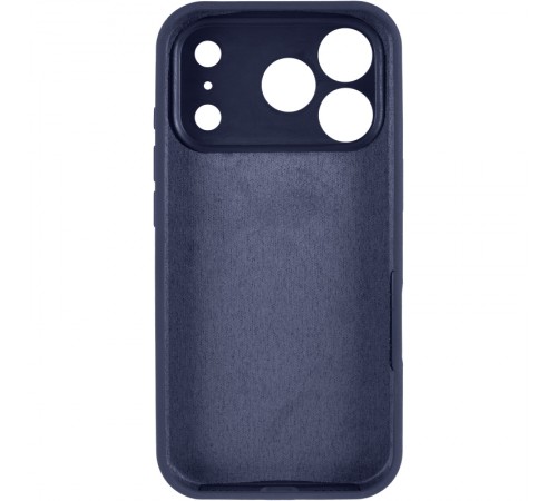 Чохол Silk Full Camera Protective (AA) NO LOGO для Apple iPhone 17 Pro Max (6.9") Темно-синій / Midnight blue