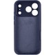 Чохол Silk Full Camera Protective (AA) NO LOGO для Apple iPhone 17 Pro Max (6.9") Темно-синій / Midnight blue