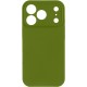 Чохол Silk Full Camera Protective (AA) NO LOGO для Apple iPhone 17 Pro Max (6.9") Зелений / Dark Olive