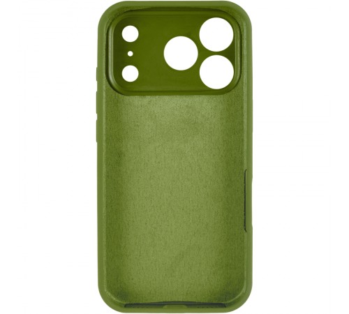 Чохол Silk Full Camera Protective (AA) NO LOGO для Apple iPhone 17 Pro Max (6.9") Зелений / Dark Olive
