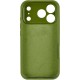 Чохол Silk Full Camera Protective (AA) NO LOGO для Apple iPhone 17 Pro Max (6.9") Зелений / Dark Olive
