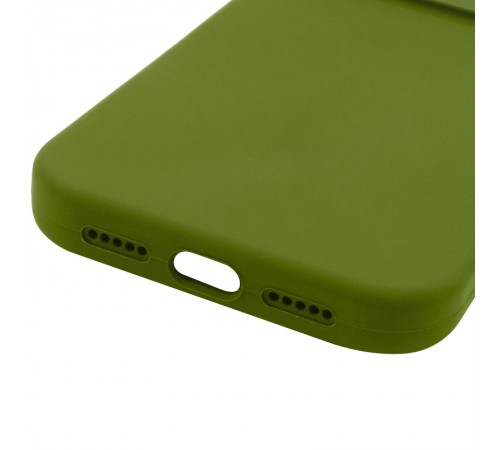 Чохол Silk Full Camera Protective (AA) NO LOGO для Apple iPhone 17 Pro Max (6.9") Зелений / Dark Olive