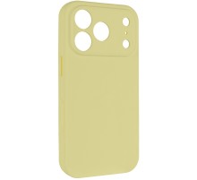 Чохол Silk Full Camera Protective (AA) NO LOGO для Apple iPhone 17 Pro Max (6.9") Жовтий / Mellow Yellow