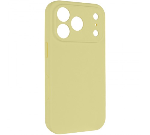 Чохол Silk Full Camera Protective (AA) NO LOGO для Apple iPhone 17 Pro Max (6.9") Жовтий / Mellow Yellow