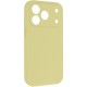 Чохол Silk Full Camera Protective (AA) NO LOGO для Apple iPhone 17 Pro Max (6.9") Жовтий / Mellow Yellow