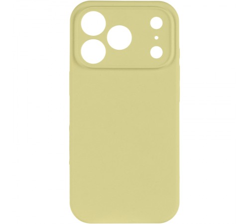Чохол Silk Full Camera Protective (AA) NO LOGO для Apple iPhone 17 Pro Max (6.9") Жовтий / Mellow Yellow