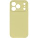 Чохол Silk Full Camera Protective (AA) NO LOGO для Apple iPhone 17 Pro Max (6.9") Жовтий / Mellow Yellow
