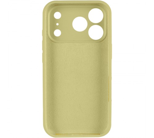 Чохол Silk Full Camera Protective (AA) NO LOGO для Apple iPhone 17 Pro Max (6.9") Жовтий / Mellow Yellow