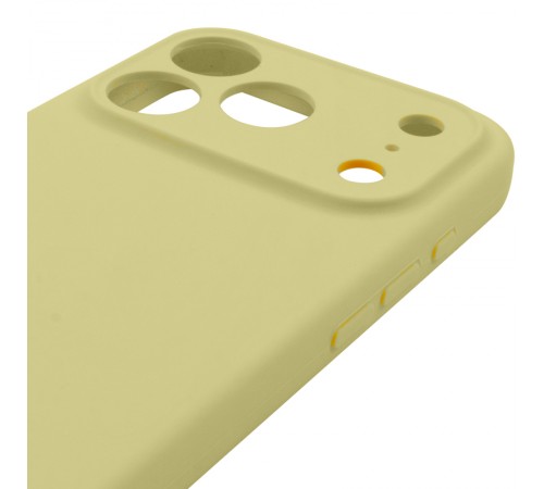 Чохол Silk Full Camera Protective (AA) NO LOGO для Apple iPhone 17 Pro Max (6.9") Жовтий / Mellow Yellow