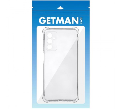 TPU чохол GETMAN Ease logo посилені кути Full Camera для Samsung Galaxy A37 5G Безбарвний (прозорий)
