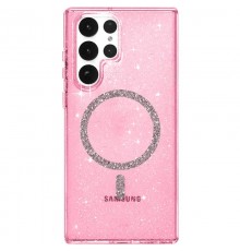 Чохол TPU Eclipse Sparkle (MagFit) для Samsung Galaxy S26 Ultra Pink