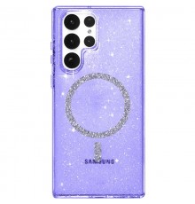 Чохол TPU Eclipse Sparkle (MagFit) для Samsung Galaxy S26 Ultra Purple