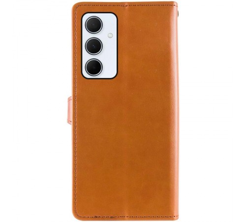 Шкіряний чохол-книжка GETMAN Gallant (PU) для Samsung Galaxy A37 5G Коричневий