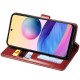Шкіряний чохол-книжка GETMAN Gallant (PU) для Samsung Galaxy A37 5G Червоний
