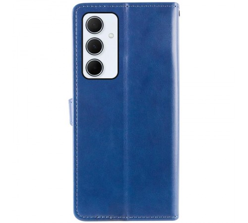 Шкіряний чохол-книжка GETMAN Gallant (PU) для Samsung Galaxy A37 5G Синій