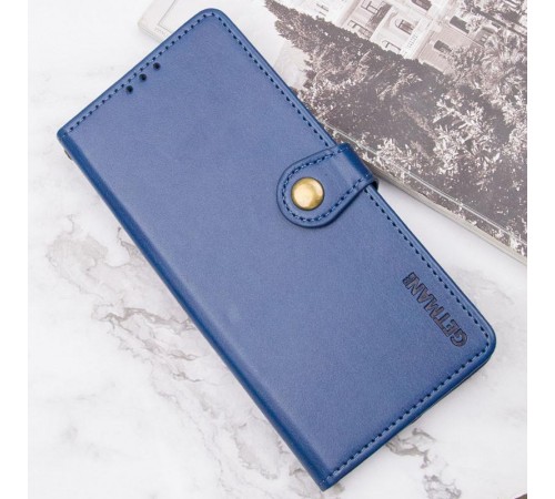 Шкіряний чохол-книжка GETMAN Gallant (PU) для Samsung Galaxy A37 5G Синій