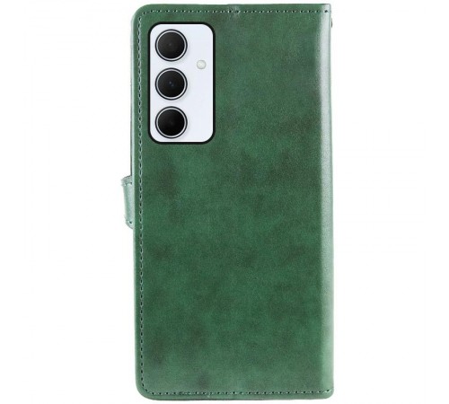 Шкіряний чохол-книжка GETMAN Gallant (PU) для Samsung Galaxy A37 5G Зелений