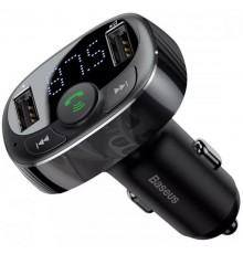 АЗП FM модулятор Baseus S-09A 10W (2USB-A) (CCMT) Black