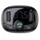 АЗП FM модулятор Baseus S-09A 10W (2USB-A) (CCMT) Black