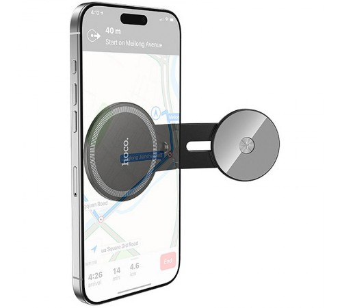 Магнітний тримач Hoco H93 Stable magnetic MagSafe for Apple Black