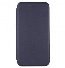 Шкіряний чохол-книжка Classy для Xiaomi Poco M7 4G Темно-синій