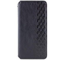 Шкіряний чохол-книжка GETMAN Cubic (PU) для Samsung Galaxy A37 5G Чорний