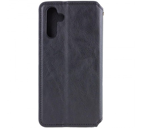 Шкіряний чохол-книжка GETMAN Cubic (PU) для Samsung Galaxy A37 5G Чорний