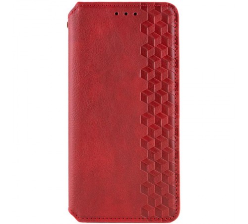 Шкіряний чохол-книжка GETMAN Cubic (PU) для Samsung Galaxy A37 5G Червоний