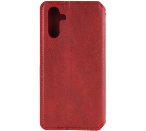 Шкіряний чохол-книжка GETMAN Cubic (PU) для Samsung Galaxy A37 5G Червоний