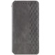 Шкіряний чохол-книжка GETMAN Cubic (PU) для Samsung Galaxy A37 5G Сірий