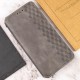 Шкіряний чохол-книжка GETMAN Cubic (PU) для Samsung Galaxy A37 5G Сірий