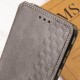 Шкіряний чохол-книжка GETMAN Cubic (PU) для Samsung Galaxy A37 5G Сірий