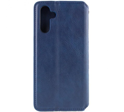 Шкіряний чохол-книжка GETMAN Cubic (PU) для Samsung Galaxy A37 5G Синій
