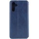 Шкіряний чохол-книжка GETMAN Cubic (PU) для Samsung Galaxy A37 5G Синій