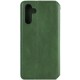 Шкіряний чохол-книжка GETMAN Cubic (PU) для Samsung Galaxy A37 5G Зелений