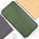 Шкіряний чохол-книжка GETMAN Cubic (PU) для Samsung Galaxy A37 5G Зелений