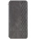 Шкіряний чохол-книжка GETMAN Cubic (PU) для Samsung Galaxy A57 5G Сірий