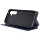 Шкіряний чохол-книжка GETMAN Cubic (PU) для Samsung Galaxy A57 5G Синій