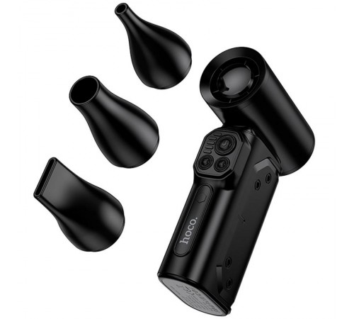 Портативний турбовентилятор Hoco HX68 Flujo fan Black