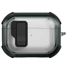 Футляр протиударний Locking Button для навушників Airpods Pro 3 Apple Green