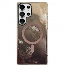 Чохол TPU Shiny Mountain (MagFit) для Samsung Galaxy S26 Ultra Chocolate