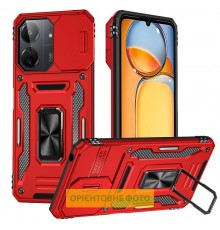 Ударостійкий чохол Camshield Army Ring для Xiaomi Redmi 15C (Global) / Poco C85 (Global) Червоний / Red