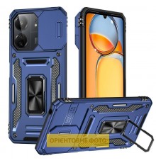 Ударостійкий чохол Camshield Army Ring для Xiaomi Redmi 15C (Global) / Poco C85 (Global) Синій / Navy