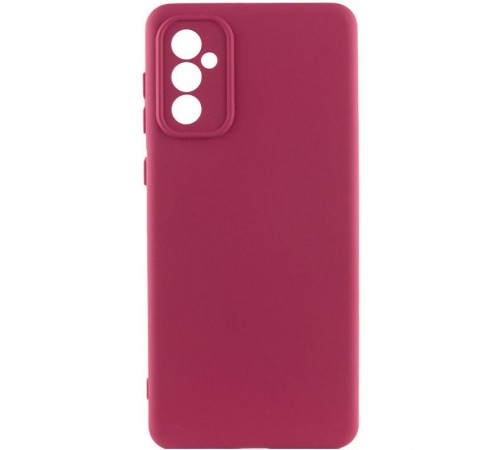 Чохол TPU GETMAN Liquid Silk Full Camera для Samsung Galaxy A57 5G Бордовий / Marsala
